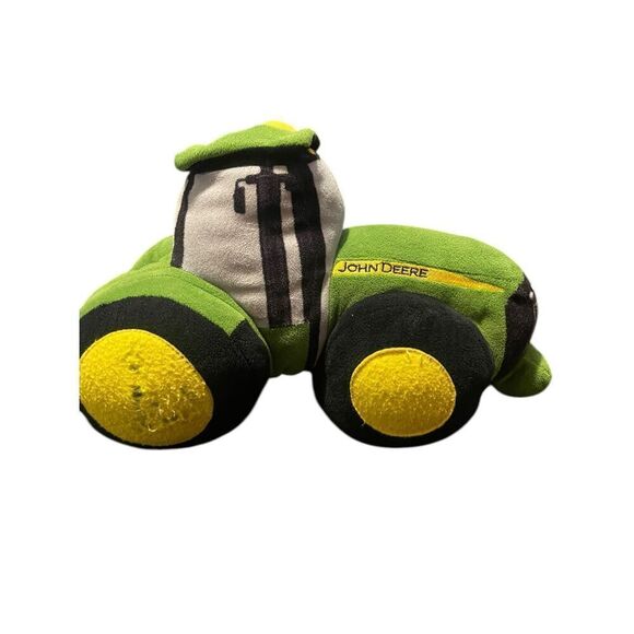 John Deere Kids Green Tractor Pillow Plush Stuffed Toy - Picture 12 of 12